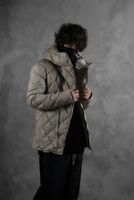 画像をギャラリービューアに読み込む, ISAMU KATAYAMA BACKLASH HOODED DOWN JACKET / WAXY KANGAROO + POLISH WHITE GOOSE (WHITE)