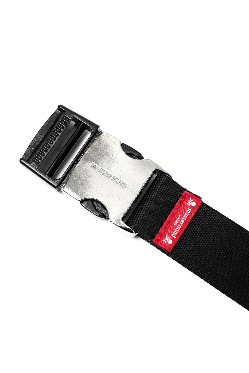 画像をギャラリービューアに読み込む, mastermind JAPAN DETACHABLE BUCKLE WOVEN BELT (BLACK)