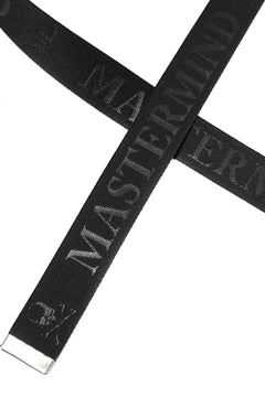画像をギャラリービューアに読み込む, mastermind JAPAN DETACHABLE BUCKLE WOVEN BELT (BLACK)