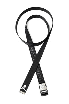 画像をギャラリービューアに読み込む, mastermind JAPAN DETACHABLE BUCKLE WOVEN BELT (BLACK)