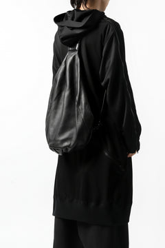 画像をギャラリービューアに読み込む, discord Yohji Yamamoto SOFT CALF SHRINK LEATHER BACK PACK (BLACK)