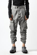 画像をギャラリービューアに読み込む, 11 BY BORIS BIDJAN SABERI CARGO POCKET PANT "P21B-F1451" (STRETCH DENIM / USED GREY)