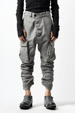 画像をギャラリービューアに読み込む, 11 BY BORIS BIDJAN SABERI CARGO POCKET PANT "P21B-F1451" (STRETCH DENIM / USED GREY)