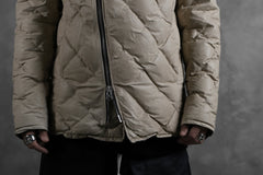 画像をギャラリービューアに読み込む, ISAMU KATAYAMA BACKLASH HOODED DOWN JACKET / WAXY KANGAROO + POLISH WHITE GOOSE (WHITE)