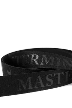 画像をギャラリービューアに読み込む, mastermind JAPAN DETACHABLE BUCKLE WOVEN BELT (BLACK)