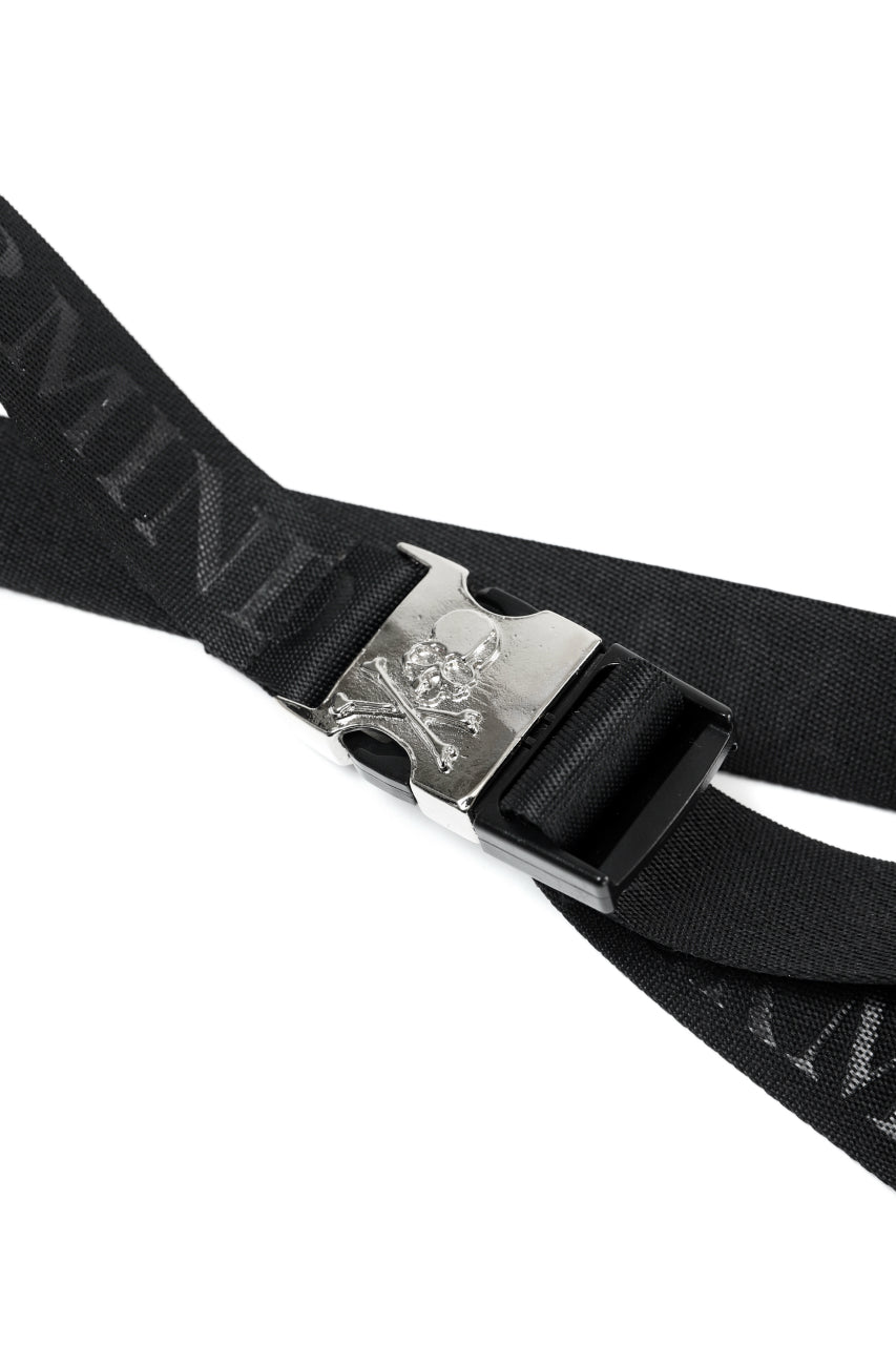 画像をギャラリービューアに読み込む, mastermind JAPAN DETACHABLE BUCKLE WOVEN BELT (BLACK)