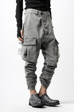 画像をギャラリービューアに読み込む, 11 BY BORIS BIDJAN SABERI CARGO POCKET PANT "P21B-F1451" (STRETCH DENIM / USED GREY)