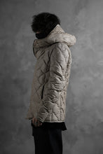 画像をギャラリービューアに読み込む, ISAMU KATAYAMA BACKLASH HOODED DOWN JACKET / WAXY KANGAROO + POLISH WHITE GOOSE (WHITE)
