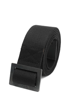 画像をギャラリービューアに読み込む, BORIS BIDJAN SABERI FABRIC & PLATE BELT / OBJECT DYED "BELT5-SIN" (BLACK)