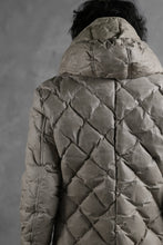 画像をギャラリービューアに読み込む, ISAMU KATAYAMA BACKLASH HOODED DOWN JACKET / WAXY KANGAROO + POLISH WHITE GOOSE (WHITE)