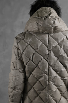 画像をギャラリービューアに読み込む, ISAMU KATAYAMA BACKLASH HOODED DOWN JACKET / WAXY KANGAROO + POLISH WHITE GOOSE (WHITE)
