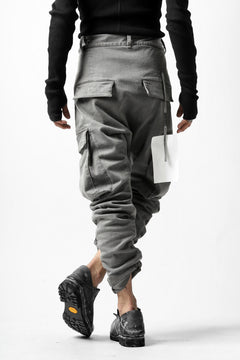 画像をギャラリービューアに読み込む, 11 BY BORIS BIDJAN SABERI CARGO POCKET PANT "P21B-F1451" (STRETCH DENIM / USED GREY)