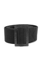 画像をギャラリービューアに読み込む, BORIS BIDJAN SABERI FABRIC & PLATE BELT / OBJECT DYED "BELT5-SIN" (BLACK)