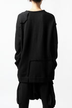 画像をギャラリービューアに読み込む, KLASICA SAB CREW PULL OVER / WOOL&COTTON JERSEY (BLACK)