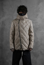 画像をギャラリービューアに読み込む, ISAMU KATAYAMA BACKLASH HOODED DOWN JACKET / WAXY KANGAROO + POLISH WHITE GOOSE (WHITE)