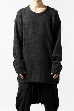 画像をギャラリービューアに読み込む, KLASICA SAB CREW PULL OVER / WOOL&COTTON JERSEY (HEATHER)
