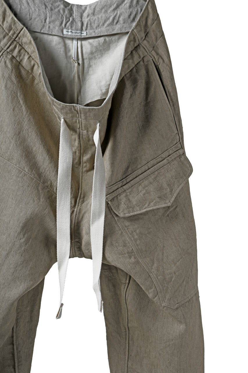 sus-sous trousers MK-1 / L100 herringbone washer (SAND BEIGE)