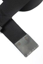 画像をギャラリービューアに読み込む, BORIS BIDJAN SABERI FABRIC & PLATE BELT / OBJECT DYED "BELT5-SIN" (BLACK)