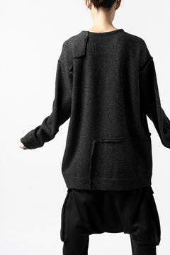 画像をギャラリービューアに読み込む, KLASICA SAB CREW PULL OVER / WOOL&COTTON JERSEY (HEATHER)