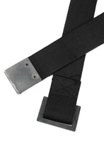 画像をギャラリービューアに読み込む, BORIS BIDJAN SABERI FABRIC & PLATE BELT / OBJECT DYED "BELT5-SIN" (BLACK)
