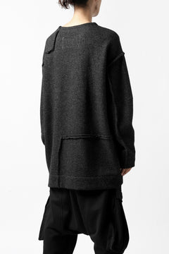 画像をギャラリービューアに読み込む, KLASICA SAB CREW PULL OVER / WOOL&COTTON JERSEY (HEATHER)
