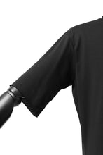 Load image into Gallery viewer, ierib exclusive raw edge Tee type-R  / light jersey (BLACK)