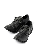 画像をギャラリービューアに読み込む, A DICIANNOVEVENTITRE A1923 DERBY SHOES 033N / HORSE FIORE OILED LEATHER (NERO)
