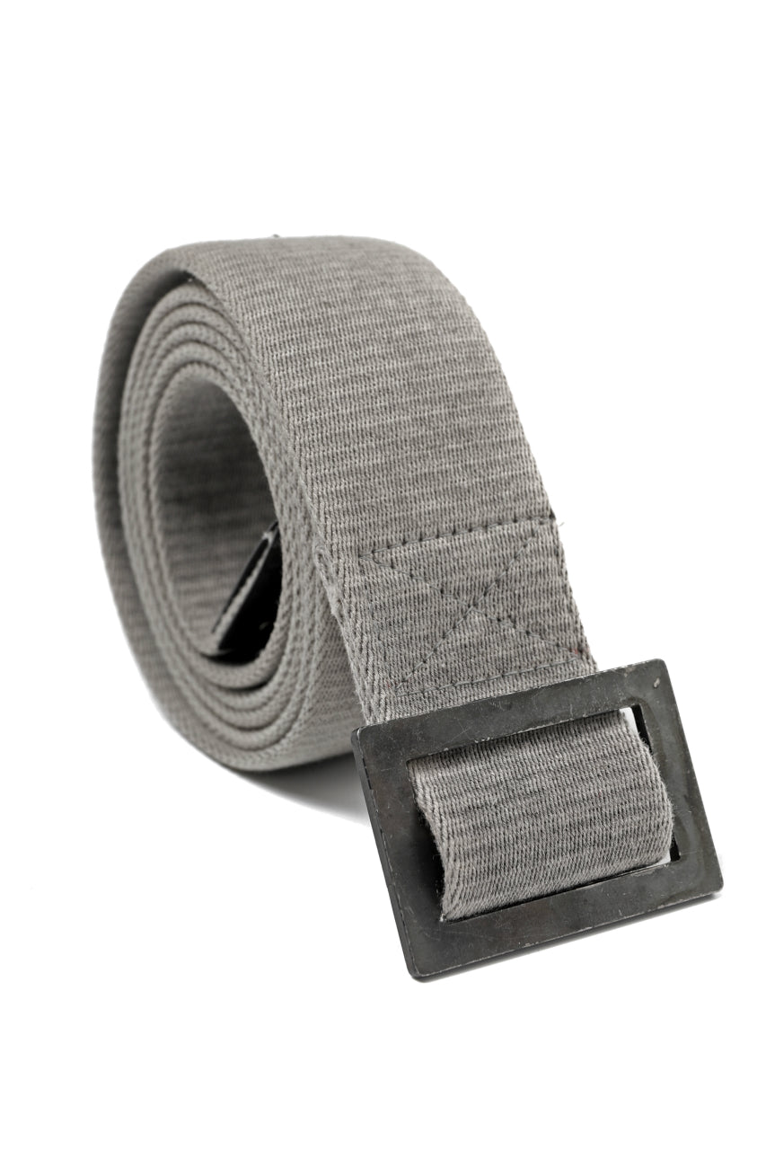 画像をギャラリービューアに読み込む, BORIS BIDJAN SABERI FABRIC & PLATE BELT / OBJECT DYED "BELT5-SIN" (CARBON GREY)