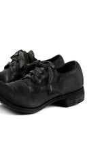 画像をギャラリービューアに読み込む, A DICIANNOVEVENTITRE A1923 DERBY SHOES 033N / HORSE FIORE OILED LEATHER (NERO)