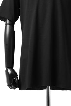 Load image into Gallery viewer, ierib exclusive raw edge Tee type-R  / light jersey (BLACK)
