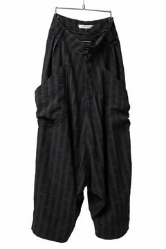 画像をギャラリービューアに読み込む, SOSNOVSKA exclusive LOADED POCKETS PANTS (BLACK STRIPE)