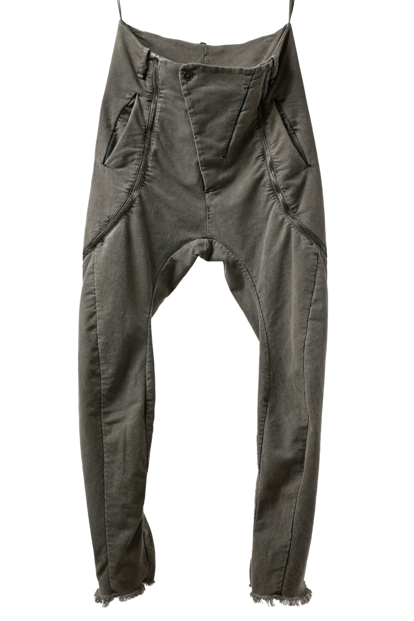 画像をギャラリービューアに読み込む, masnada ICONIC ZIP PANTS / STRETCH REPURPOSED COTTON (DUST)