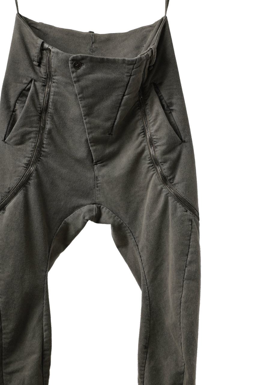 画像をギャラリービューアに読み込む, masnada ICONIC ZIP PANTS / STRETCH REPURPOSED COTTON (DUST)