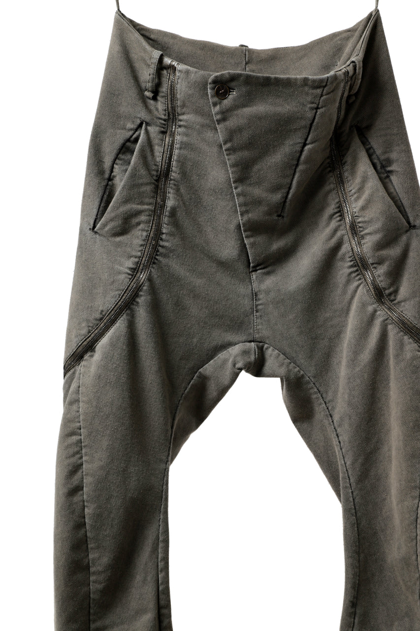 画像をギャラリービューアに読み込む, masnada ICONIC ZIP PANTS / STRETCH REPURPOSED COTTON (DUST)