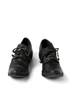 画像をギャラリービューアに読み込む, A DICIANNOVEVENTITRE A1923 DERBY SHOES 033N / HORSE FIORE OILED LEATHER (NERO)