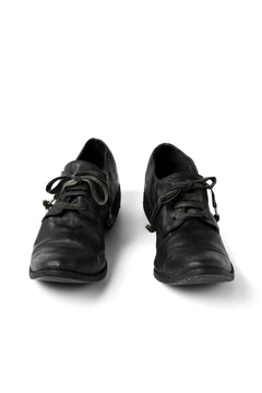 画像をギャラリービューアに読み込む, A DICIANNOVEVENTITRE A1923 DERBY SHOES 033N / HORSE FIORE OILED LEATHER (NERO)