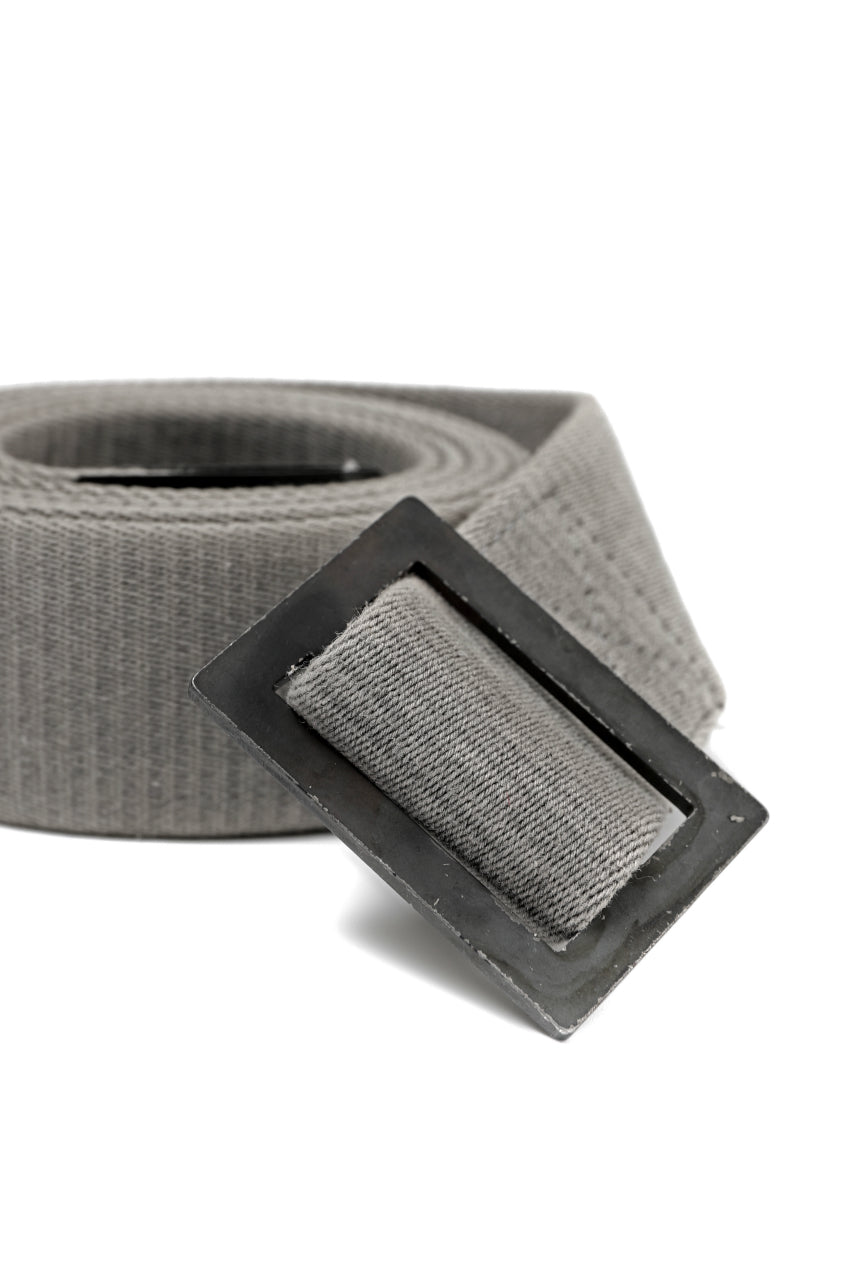 画像をギャラリービューアに読み込む, BORIS BIDJAN SABERI FABRIC & PLATE BELT / OBJECT DYED "BELT5-SIN" (CARBON GREY)