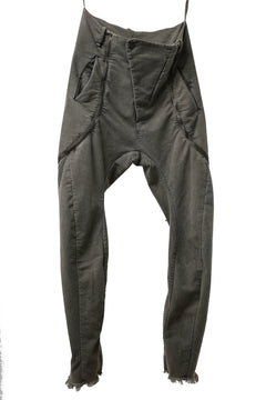 画像をギャラリービューアに読み込む, masnada ICONIC ZIP PANTS / STRETCH REPURPOSED COTTON (DUST)