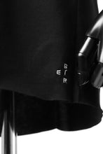 Load image into Gallery viewer, ierib exclusive raw edge Tee type-R  / light jersey (BLACK)