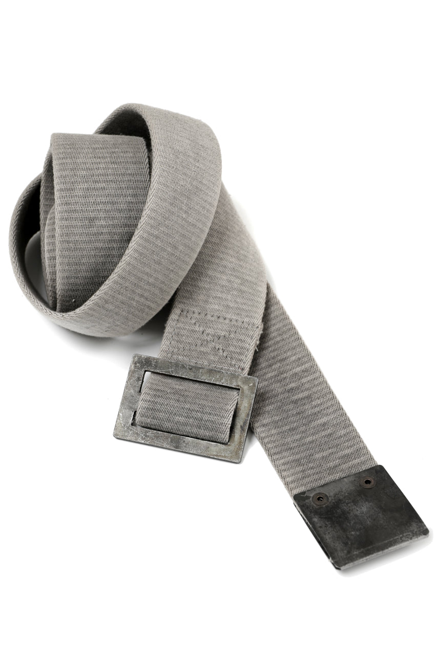 画像をギャラリービューアに読み込む, BORIS BIDJAN SABERI FABRIC & PLATE BELT / OBJECT DYED "BELT5-SIN" (CARBON GREY)