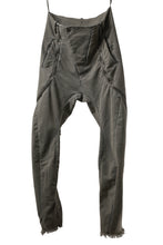 画像をギャラリービューアに読み込む, masnada ICONIC ZIP PANTS / STRETCH REPURPOSED COTTON (DUST)