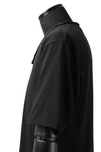 Load image into Gallery viewer, ierib exclusive raw edge Tee type-R  / light jersey (BLACK)