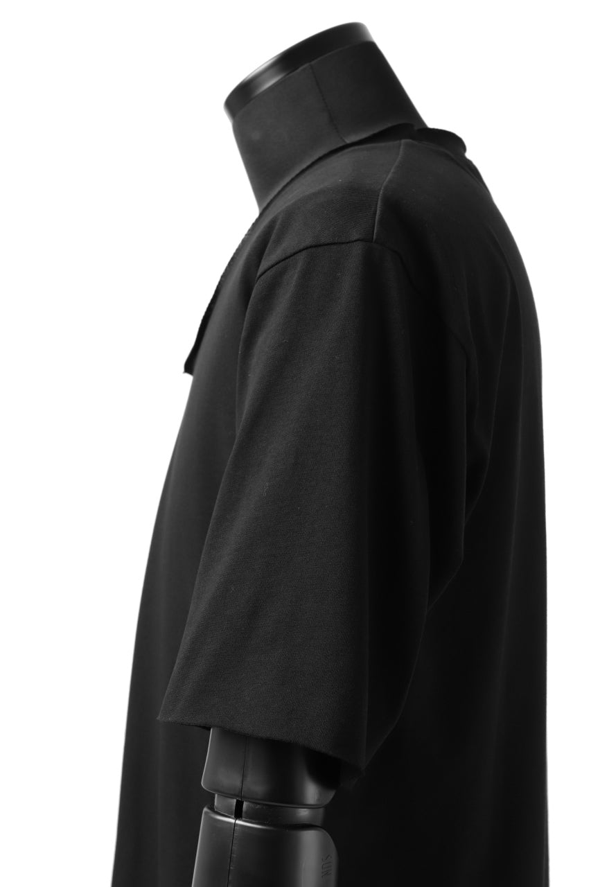 Load image into Gallery viewer, ierib exclusive raw edge Tee type-R  / light jersey (BLACK)