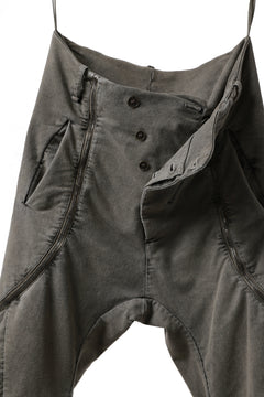 画像をギャラリービューアに読み込む, masnada ICONIC ZIP PANTS / STRETCH REPURPOSED COTTON (DUST)
