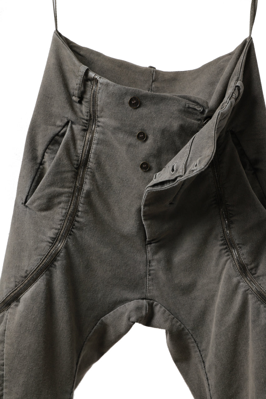 画像をギャラリービューアに読み込む, masnada ICONIC ZIP PANTS / STRETCH REPURPOSED COTTON (DUST)