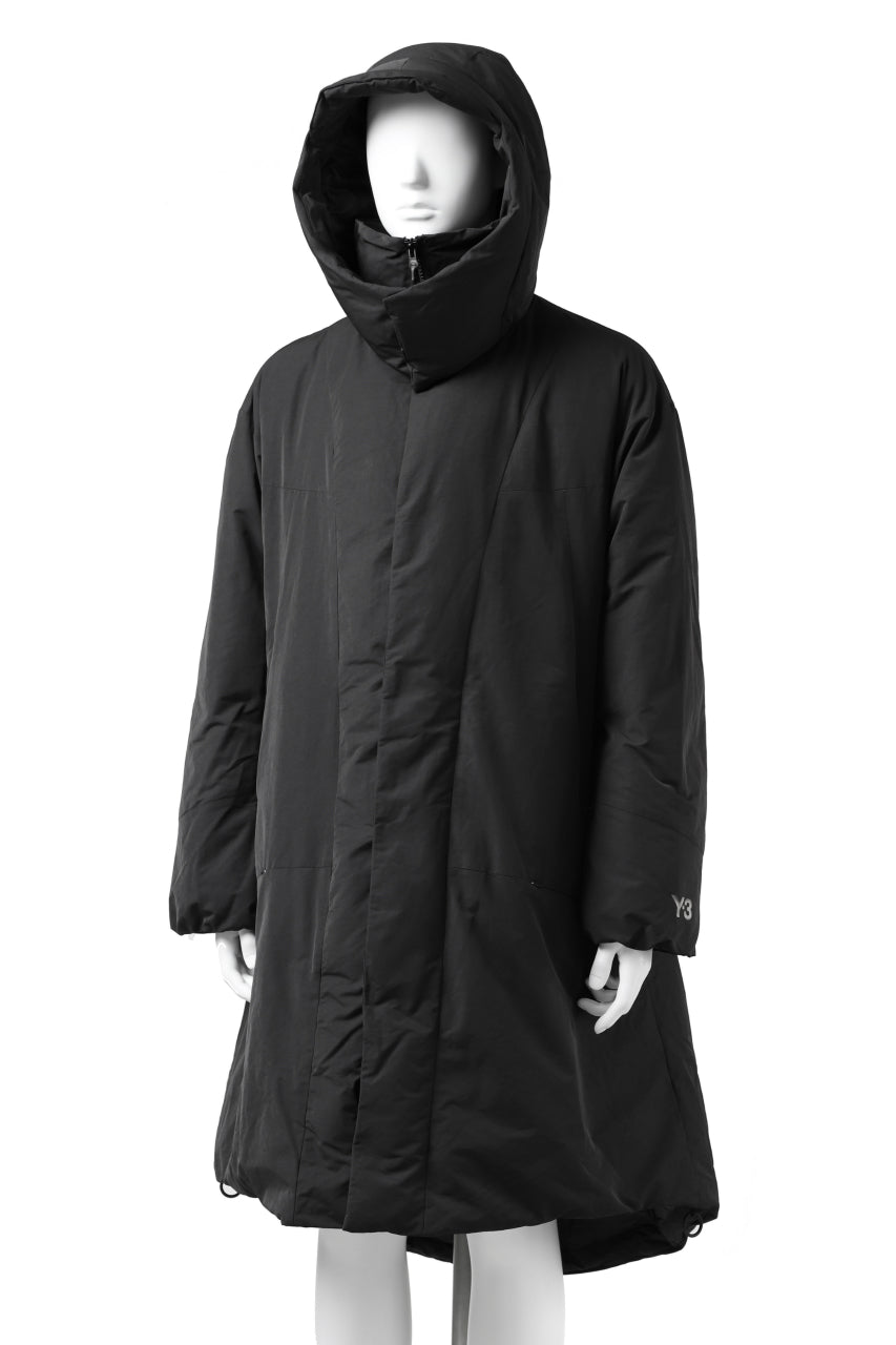 画像をギャラリービューアに読み込む, Y-3 Yohji Yamamoto M CH2 DOWN COAT  / SUEDED POLY (BLACK)