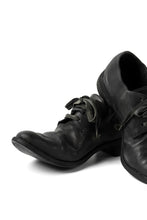 画像をギャラリービューアに読み込む, A DICIANNOVEVENTITRE A1923 DERBY SHOES 033N / HORSE FIORE OILED LEATHER (NERO)
