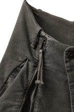 画像をギャラリービューアに読み込む, masnada ICONIC ZIP PANTS / STRETCH REPURPOSED COTTON (DUST)