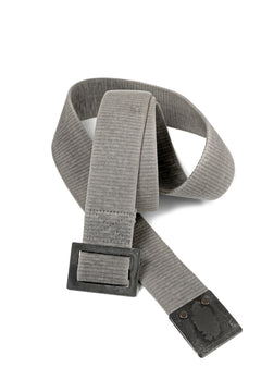 画像をギャラリービューアに読み込む, BORIS BIDJAN SABERI FABRIC & PLATE BELT / OBJECT DYED "BELT5-SIN" (CARBON GREY)