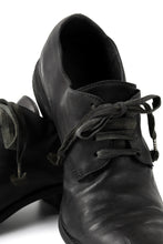 画像をギャラリービューアに読み込む, A DICIANNOVEVENTITRE A1923 DERBY SHOES 033N / HORSE FIORE OILED LEATHER (NERO)